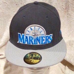 Mariners,New Era,MLB Official Fitted Cap. 7 1/8
